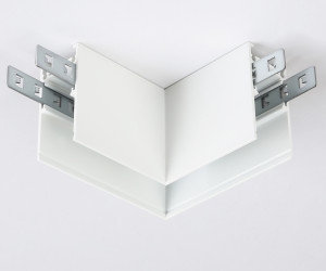 GL3369 WH белый коннектор угловой для накладного шинопровода 85*85*H53.7