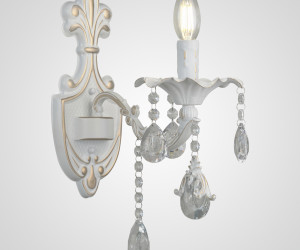 Настенный светильник P7401-1W WT+GD 000025729