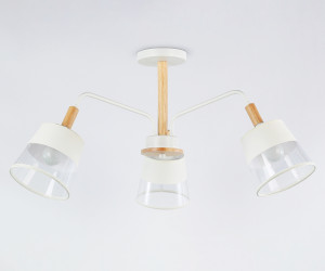 TR4737/3 WH/LW белый/светлое дерево E27/3 max 40W D760*350