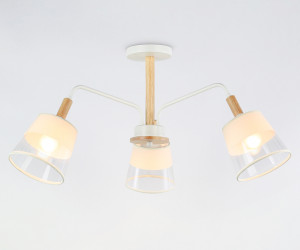 TR4737/3 WH/LW белый/светлое дерево E27/3 max 40W D760*350