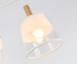 TR4737/3 WH/LW белый/светлое дерево E27/3 max 40W D760*350