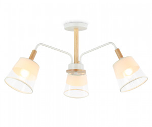 TR4737/3 WH/LW белый/светлое дерево E27/3 max 40W D760*350