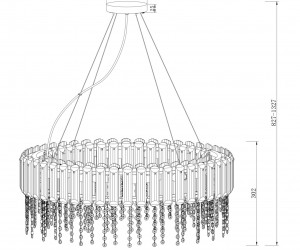 Подвесной светильник Maytoni MOD097PL-12CH