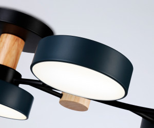 FL4835/5 BK черный 3000K-6400K 70W 830*400*160 (ПДУ ИК)