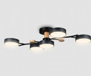 FL4835/5 BK черный 3000K-6400K 70W 830*400*160 (ПДУ ИК)