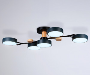 FL4835/5 BK черный 3000K-6400K 70W 830*400*160 (ПДУ ИК)