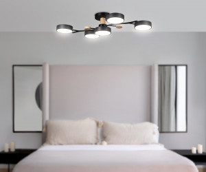 FL4835/5 BK черный 3000K-6400K 70W 830*400*160 (ПДУ ИК)