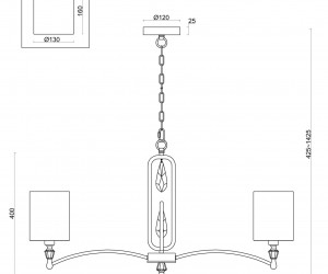 Подвесной светильник Freya FR1007PL-08N