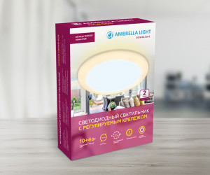 DCR303 10W+4W 6400K/3000K 85-265V D120*35 (A55-100)