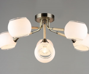 Потолочная люстра SL9144-6 AB+Wood 000060415