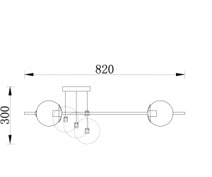 Подвесной светильник Freya FR5205PL-08BS