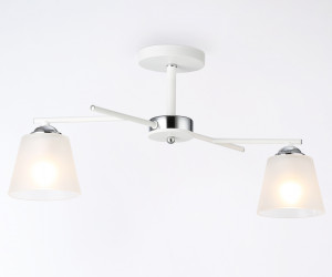 TR303201/2 WH/CH/FR белый/хром/белый матовый E27*2 max 60W 470*370*260