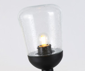 ST2085 BK/CL черный/прозрачный IP54 E27 max 40W D150*350