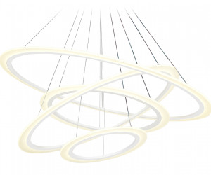 FA4363/4 WH белый 235W 3000K/4200K/6400K D1000*870 (ПДУ РАДИО 2.4G)