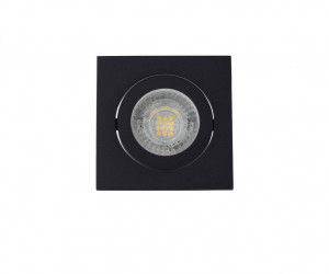 DK2016-BK Встраиваемый светильник, IP 20, 50 Вт, GU10, черный, алюминий