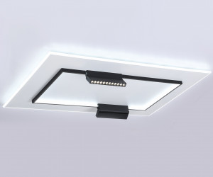 FL51456/1+2 WH/BK белый/черный 152W 3000K-6400K+4200K 1050*650*80 (ПДУ РАДИО 2.4G)