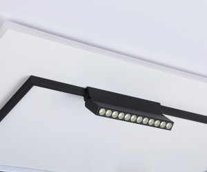 FL51456/1+2 WH/BK белый/черный 152W 3000K-6400K+4200K 1050*650*80 (ПДУ РАДИО 2.4G)