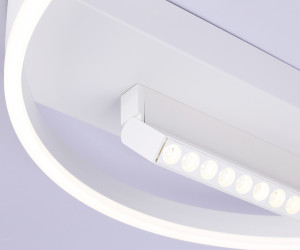 FL51457/1+1 WH белый 60W 3000K-6400K+4200K D500*110 (ПДУ РАДИО 2.4G)