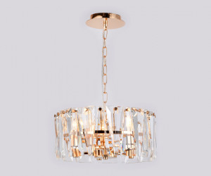 TR5167 GD/CL золото/прозрачный E14/5 max 40W D380*515