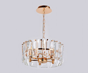 TR5167 GD/CL золото/прозрачный E14/5 max 40W D380*515