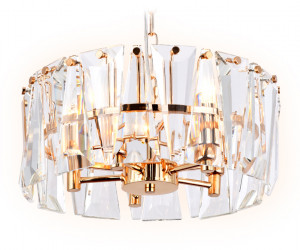 TR5167 GD/CL золото/прозрачный E14/5 max 40W D380*515