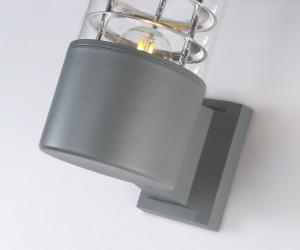 ST2521 GR/CL серый/прозрачный IP54 E27 max 11W 200*110*155