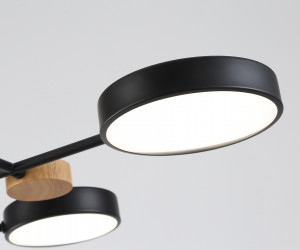 FL4863/6 BK/WD черный/дерево 90W 3000-6000K D750*180 (без ПДУ)