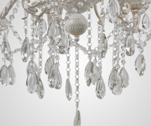 Подвесная люстра P7847-8 WT+GD 000022566