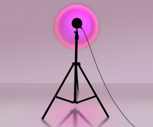 DE8387 BK черный LED RGB 3W (ПДУ RGB)