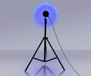 DE8387 BK черный LED RGB 3W (ПДУ RGB)