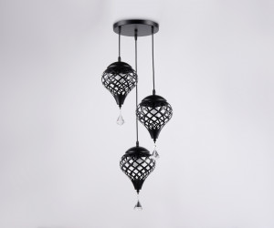 TR8444/3 BK черный E27/3 max 40W D350*800