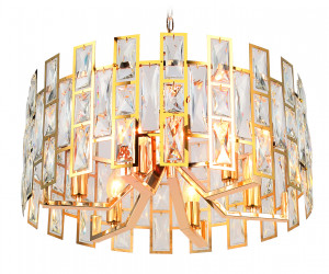 TR5061/6 GD/CL золото/прозрачный E14/6 max 40W D500*938