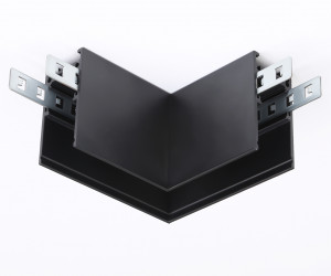 GL3372 BK черный коннектор угловой для накладного шинопровода 85*85*H53.7