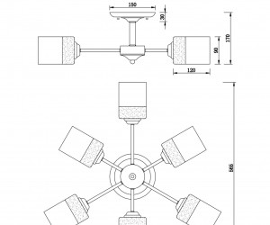 Люстра Freya FR5088PL-06B