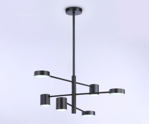 FL51686/6 BK черный 3000K/4200K/6400K 36W D700*930 (Без ПДУ)