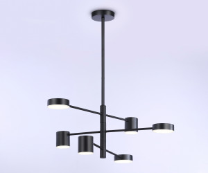 FL51686/6 BK черный 3000K/4200K/6400K 36W D700*930 (Без ПДУ)