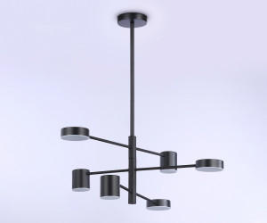 FL51686/6 BK черный 3000K/4200K/6400K 36W D700*930 (Без ПДУ)