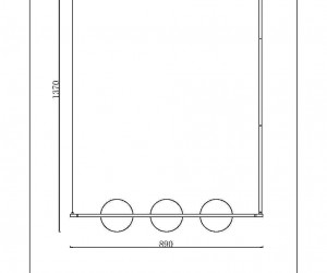 Подвесной светильник Maytoni MOD221PL-03BS