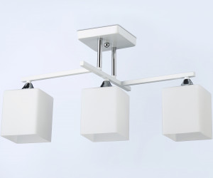 TR303113/3 WH/CH/FR белый/хром/белый матовый E27/3 max 40W 490*260*290