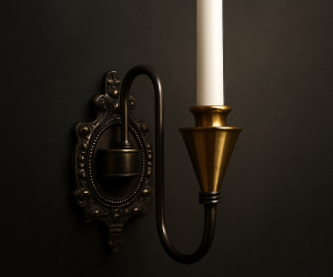 Настенный светильник PL5823-1W BK+AB 000067333