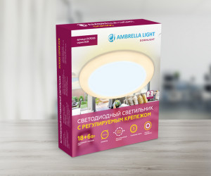 DCR305 18W+6W 6400K/3000K 85-265V D170*35 (A95-155)