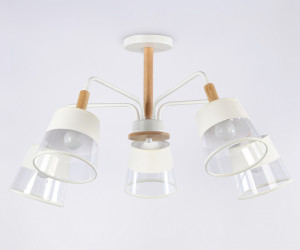 TR4738/5 WH/LW белый/светлое дерево E27/5 max 40W D760*350