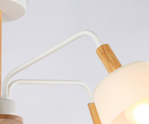 TR4738/5 WH/LW белый/светлое дерево E27/5 max 40W D760*350