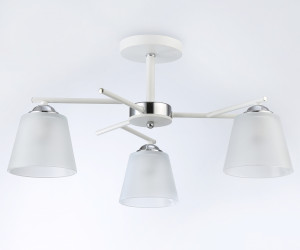 TR303202/3 WH/CH/FR белый/хром/белый матовый E27*3 max 60W D550*260