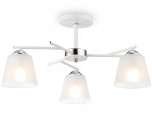 TR303202/3 WH/CH/FR белый/хром/белый матовый E27*3 max 60W D550*260