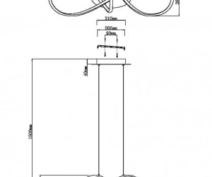 Подвесной светильник Maytoni MOD156PL-L52B4K