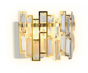 TR5055 GD/WH/CL золото/белый/прозрачный E14/2 max 40W 250*200*140