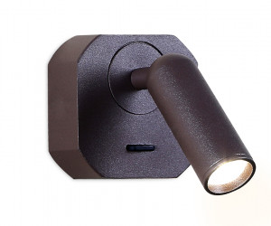 FW283 SCF кофе песок LED 4200K 3W 66*66*65