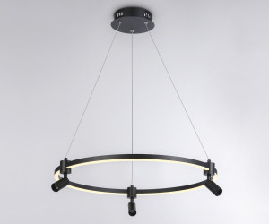 FL5293/1+3 BK черный 54W 3000K/4200K/6400K+4200K D600*1200 (ПДУ ИК)