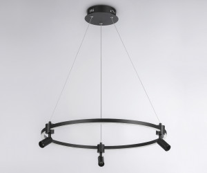 FL5293/1+3 BK черный 54W 3000K/4200K/6400K+4200K D600*1200 (ПДУ ИК)